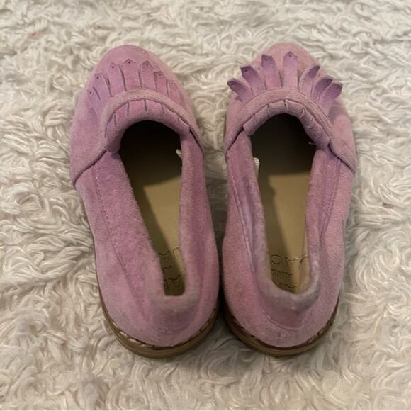 Janie and Jack Purple Suede Loafers - Picture 5 of 11